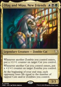 Olag and Miau, New Friends - Mystery Booster Commander Edition