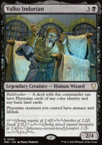 Valko Indorian - Mystery Booster Commander Edition