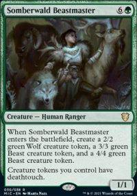 Somberwald Beastmaster 1 - Innistrad Midnight Hunt Commander Decks