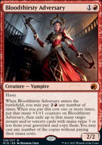 Bloodthirsty Adversary 1 - Innistrad: Midnight Hunt