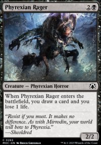 Phyrexian Rager - March of the Machine Commander Decks