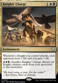 Knights' Charge - March of the Machine Commander Decks