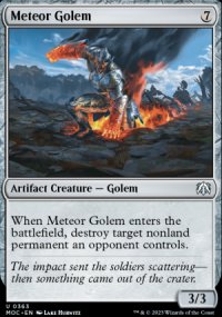 Meteor Golem - March of the Machine Commander Decks