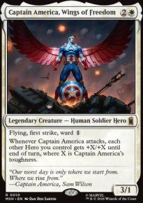 Captain America, Wings of Freedom - Marvel Super Heroes