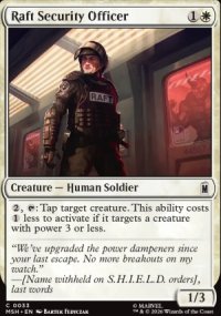 Raft Security Officer - Marvel Super Heroes