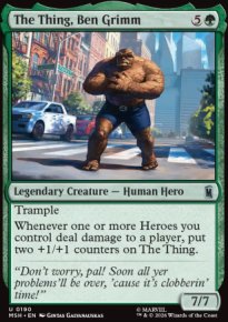 The Thing, Ben Grimm - Marvel Super Heroes