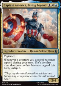 Captain America, Living Legend - Marvel Super Heroes