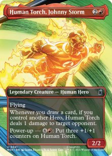 Human Torch, Johnny Storm - Marvel Super Heroes