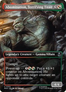 Abomination, Terrifying Titan - Marvel Super Heroes