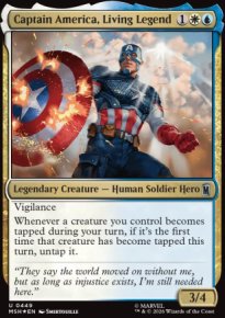 Captain America, Living Legend - Marvel Super Heroes