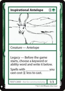 Inspirational Antelope - Mystery Booster