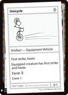Unicycle - Mystery Booster