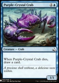 Purple-Crystal Crab - Mystery Booster