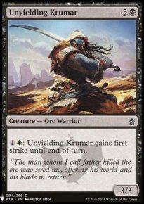 Unyielding Krumar - Mystery Booster
