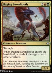 Raging Swordtooth - Mystery Booster