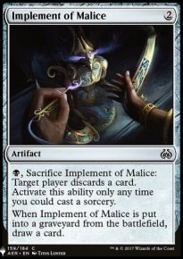 Implement of Malice - Mystery Booster