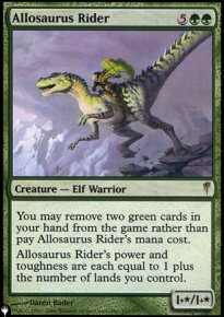 Allosaurus Rider - Mystery Booster