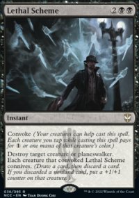 Lethal Scheme 1 - Streets of New capenna Commander Decks