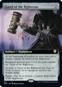Gavel of the Righteous 2 - Streets of New capenna Commander Decks