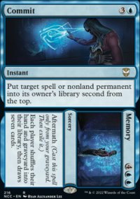 Commit / Memory - Streets of New capenna Commander Decks