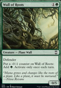 Wall of Roots - Streets of New capenna Commander Decks