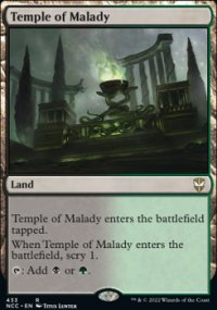 Temple of Malady - Streets of New capenna Commander Decks