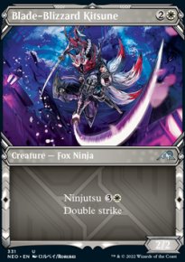 Blade-Blizzard Kitsune - Kamigawa: Neon Dynasty