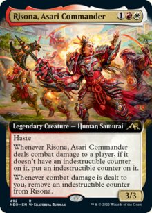 Risona, Asari Commander - Kamigawa: Neon Dynasty