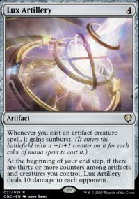 Lux Artillery 1 - Phyrexia: All Will Be One Commander Decks