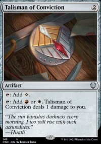 Talisman of Conviction - Phyrexia: All Will Be One Commander Decks