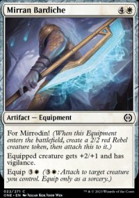 Mirran Bardiche - Phyrexia: All Will Be One