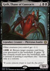 Geth, Thane of Contracts - Phyrexia: All Will Be One