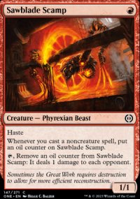 Sawblade Scamp 1 - Phyrexia: All Will Be One