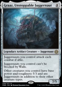 Graaz, Unstoppable Juggernaut 1 - Phyrexia: All Will Be One