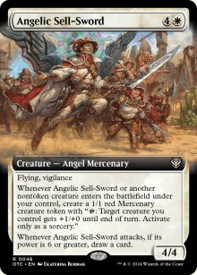 Angelic Sell-Sword - Outlaws of Thunder Junction Commander Decks