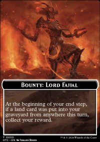 Bounty: Lord Fajal - Outlaws of Thunder Junction Commander Decks