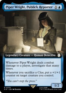 Piper Wright, Publick Reporter 2 - Fallout