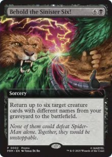 Behold the Sinister Six! - Misc. Promos