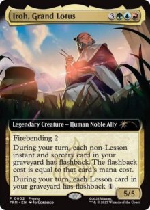 Iroh, Grand Lotus - Misc. Promos