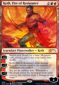 Koth, Fire of Resistance - Misc. Promos
