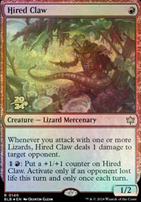 Hired Claw - Prerelease Promos