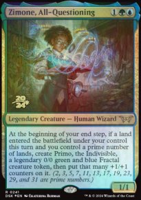 Zimone, All-Questioning - Prerelease Promos