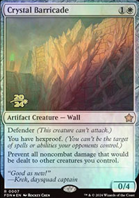 Crystal Barricade - Prerelease Promos