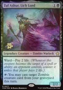 Zul Ashur, Lich Lord - Prerelease Promos