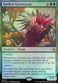 Quilled Greatwurm - Prerelease Promos