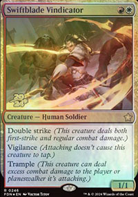 Swiftblade Vindicator - Prerelease Promos