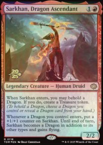 Sarkhan, Dragon Ascendant - Prerelease Promos