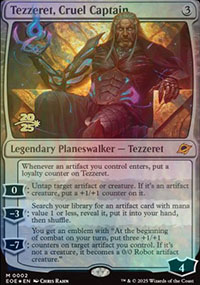 Tezzeret, Cruel Captain - Prerelease Promos