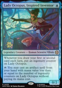 Lady Octopus, Inspired Inventor - Prerelease Promos