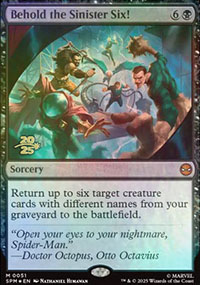Behold the Sinister Six! - Prerelease Promos